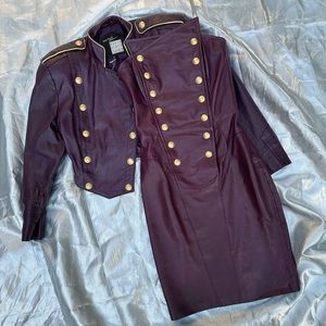 Vintage Michael Hoban North Beach Leather Set